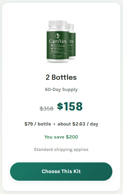 cartivex 2 bottles price